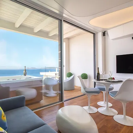 Amare Penthouse With Hot Tub Facing The Sea 아파트 알게로